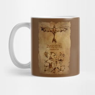 Hiccup's Sketchbook (DaVinci's Dragon) Version 2 Mug